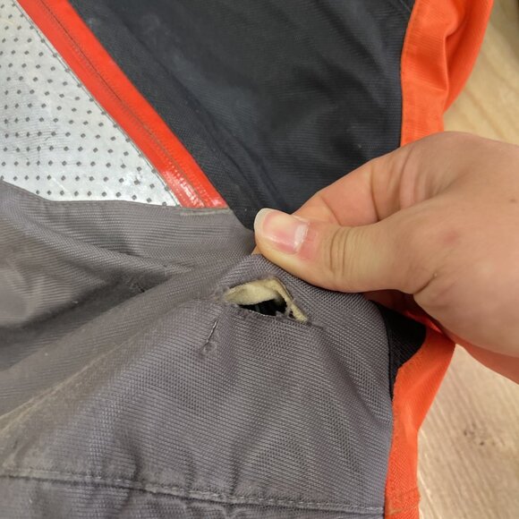 Y2K Scott Waterproof Snowmobile Ski Pants Racing Neon Orange Motorsport Men Sz M - Picture 9 of 16